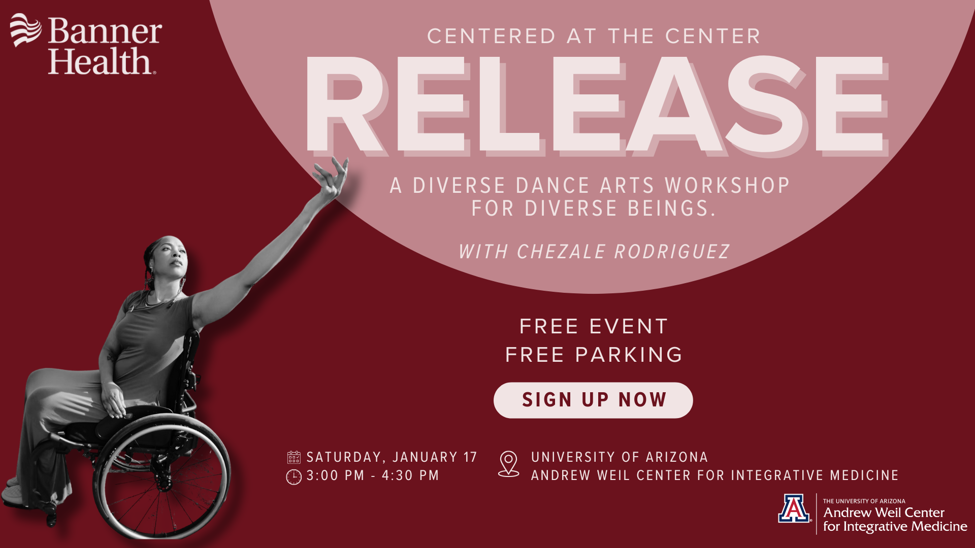 Centered at the Center - RELEASE - A Diverse Dance Arts Workshop For Diverse Beings